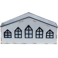 Clayre & Eef Witte Waxinelichthouder 36*12*18 cm 6Y4653