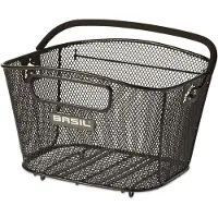 Basil Fietsmand Bold medium inclusief Clever bevestigingssysteem 41 x 32 x 27 cm zwart