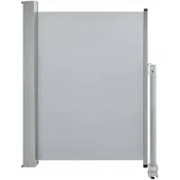 vidaXL Tuinscherm uittrekbaar 100x300 cm grijs