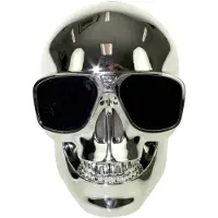 United Entertainment Skull Draadloze Bluetooth Speaker - Zilver
