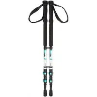 Abbey camp Wandelstokken Telescopisch Verstelbaar - Takezi - Set - Zwart/Mint