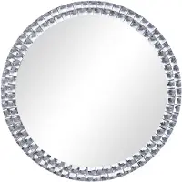 vidaXL Wandspiegel 60 cm gehard glas