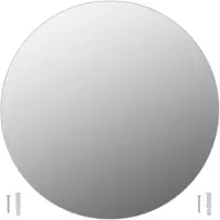 vidaXL Wandspiegel rond 70 cm glas