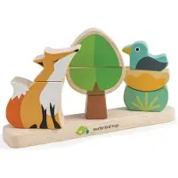 Tender Leaf Toys Houten tuin puzzel junior - - Vos - Dieren - Minder dan 100 stukjes