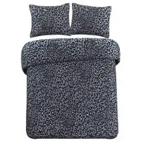 Daydream Dekbedovertrek Panter Grijs Katoen-140 x 200 / 220 cm | 1-Persoons