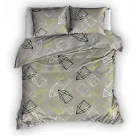 Satin d'or dekbedovertrek Rocket Beige Lime-240x200/220