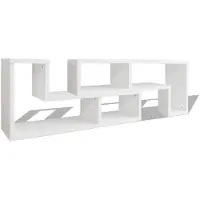 vidaXL Tv-meubel dubbel L-vormig wit