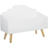 Atmosphera 58x28x45.5 Cm Drawer Storage Shelf Wit Kinderen