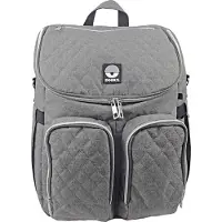 Dooky Luiertas Rugzak - 2 op 1 - Grey Melange - - OneSize - Luiertassen