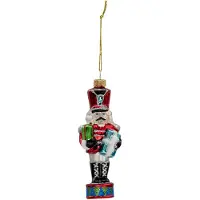 Clayre & Eef Kerstbal notenkraker 5*4*15 cm 6GL3323