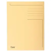 Exacompta 3-Klepsmap Folio, 280 g/m², Gerecycled karton, Ivoor
