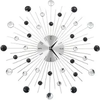 vidaXL Wandklok met quartz uurwerk, modern design, 50 cm
