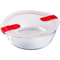 Pyrex Cook &, Heat Voedselcontainer Rond met Deksel 26 x 23cm