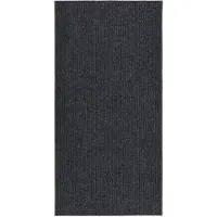 vidaXL Droogloopmat 100x200 cm antracietkleurig