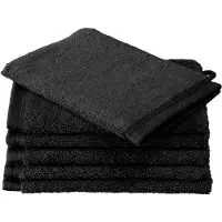 De Witte Lietaer Washandje Contessa Black (set van 6)