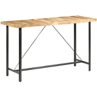 vidaXL Bartafel 180x70x107 cm ruw mangohout
