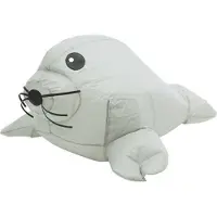 Invento Vlieger Bouncing Buddy Zeehond Junior 100 Cm Nylon Grijs
