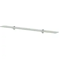 vidaXL Zwevend schap 100x20 cm 8 mm glas