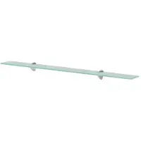 vidaXL Zwevend schap 100x20 cm 8 mm glas