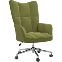 vidaXL Relaxstoel fluweel lichtgroen