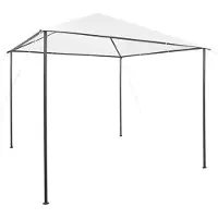 vidaXL Paviljoen, 3x3x2,9 meter, wit, 180 g/m²