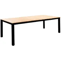 Yoi Tuintafel Arashi Black Teak 220 x 100 cm