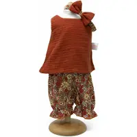 Blokker Tuniek Set koraal rood 42-46cm