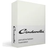 Cinderella - Weekend - Hoeslaken - Geschikt voor Boxspring - 100% Katoen - 160x200 cm- Tot 25 cm matrashoogte - Ivoor