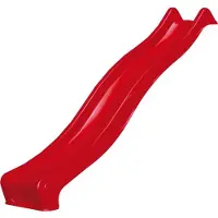 Intergard Glijbaan tuin rood 300cm voor houten speeltoestellen