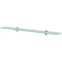 vidaXL Zwevende plank 80x20 cm 8 mm glas