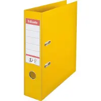 Esselte Nr.1 Vivida Ordner - Rugbreedte 75 mm - Voordeelverpakking (5 stuks) - Geel