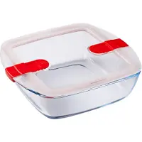Pyrex Ovenschaal Cook & Heat Vierkant Transparant 25 x 22 cm