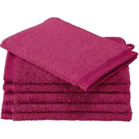 De Witte Lietaer Washandje Contessa Aubergine (set van 6)