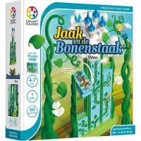 SmartGames Jaak & de bonenstaak - Logisch Denkspel voor Kleuters & Jonge Kinderen - 60 Opdrachten met Prentenboek - Educatief Solospel - Vanaf 4 Jaar