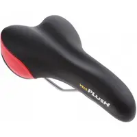 Velo zadel plush sport vl-3011 zwart rood