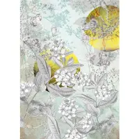 Overig Fotobehang Golden Sun - Geel - 2,80m X 200cm