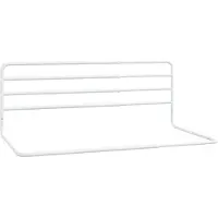 vidaXL Bedhekje peuter (76-137)x55 cm ijzer wit