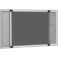 vidaXL Raamhor uitschuifbaar (75-143)x50 cm wit