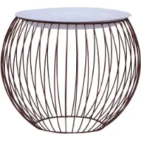 vidaXL Salontafel Ø 41 cm goudkleurig