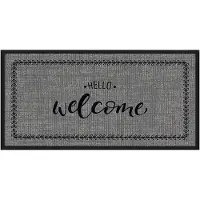 MD-ENTREE MD Entree - Schoonloopmat - Emotion XS - Hello Welcome - 40 x 80 cm