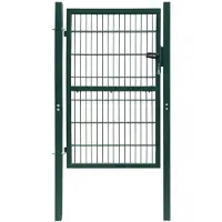 vidaXL 2D Hekpoort (Enkel) Groen 100x180 cm