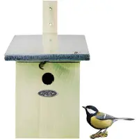 Blokker Houten Vogelhuisje/nestkastje Koolmees 33 Cm - Vogelhuisjes