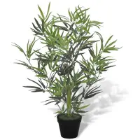 vidaXL Kunstboom met pot bamboe 80 cm
