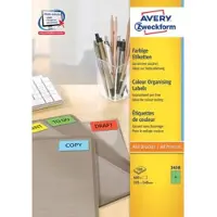Avery Zweckform 3458 universele etiketten A4 105 x 148 groen (400 etiketten)
