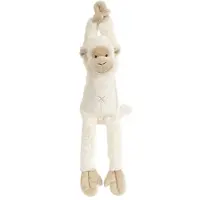 Happy horse Aap Mickey Muziekknuffel - Wit - Baby cadeau