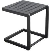 Yoi Bijzettafel Hokan Black 40 x 40 cm