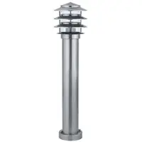 BES LED LED Tuinverlichting - Buitenlamp - Kayo 3 - Staand - RVS - E27 - Rond
