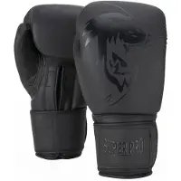 Super Pro Combat Gear Legend Lederen (Kick)Bokshandschoenen - Grijs - 12 oz