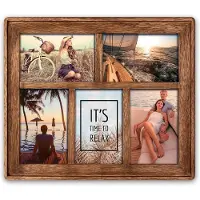 Zep Mosel 15x10 Wood Photo Frame Bruin Kinderen