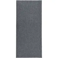 vidaXL Droogloopmat 100x250 cm grijs